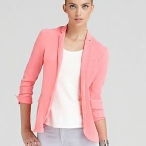 Diane Von Furstenberg Victor Blazer - Coral Pink 6